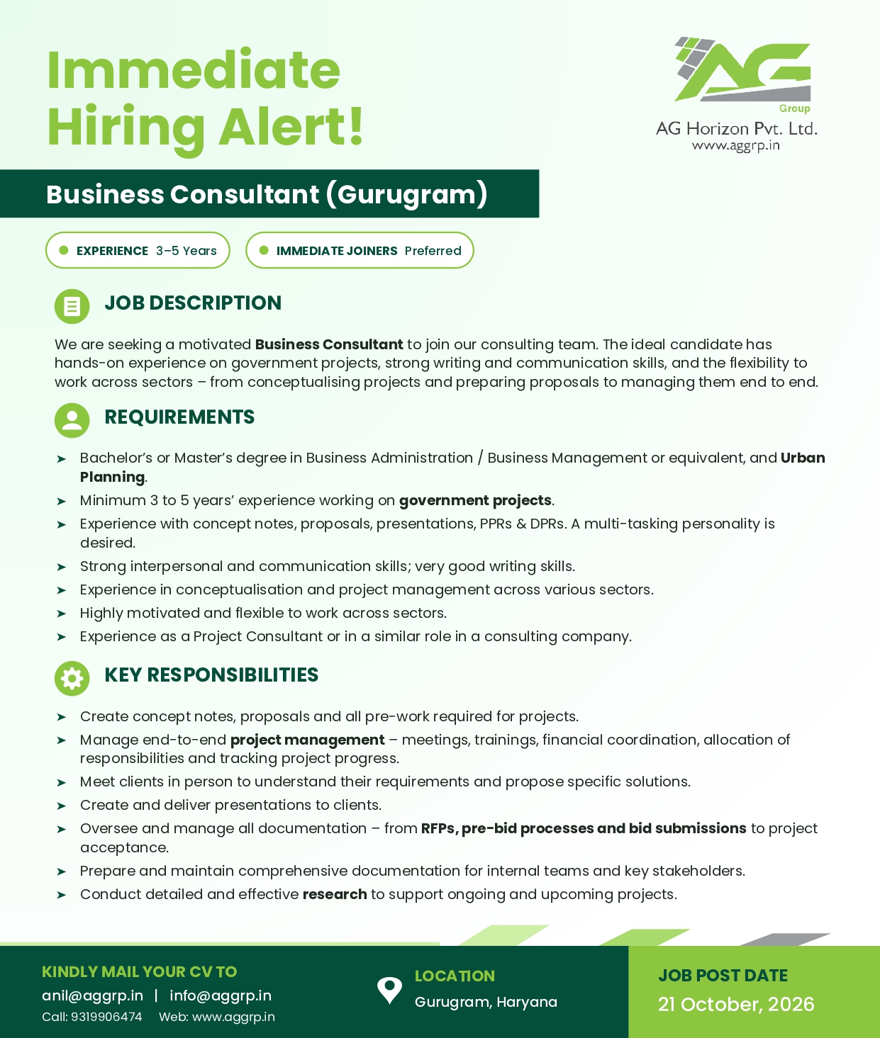 Flyer Business Consultant- Gurugram